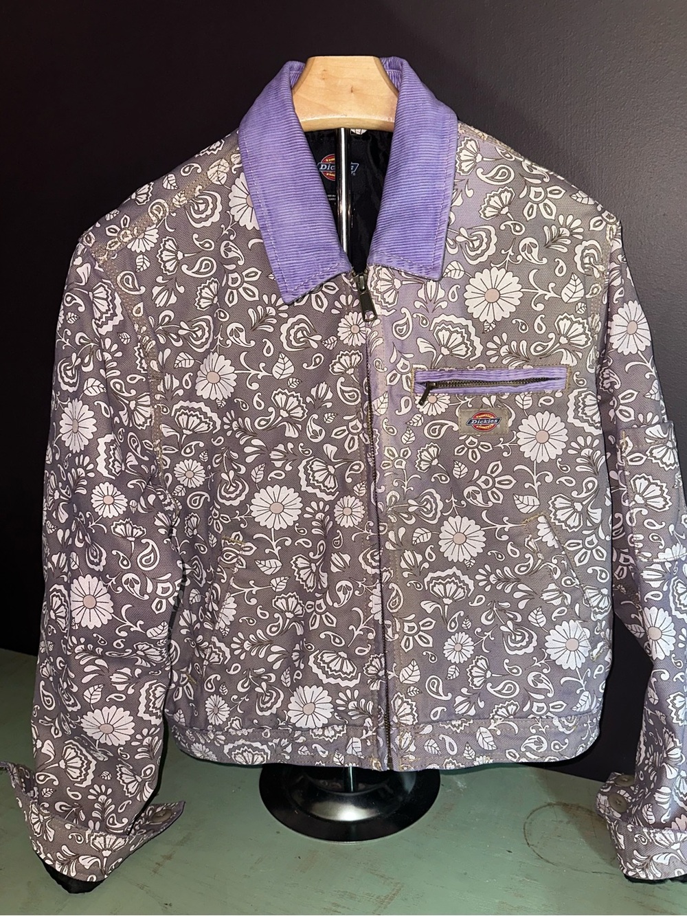 Dickies Purple Corduroy-Collar Jacket